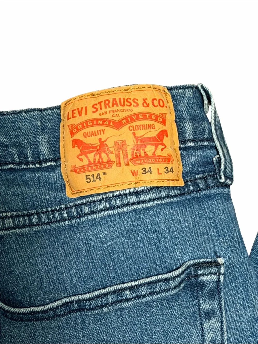 Levi's Light Blue Straight Men's Jeans Size 34x34